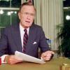 George HW Bush: Life in footage