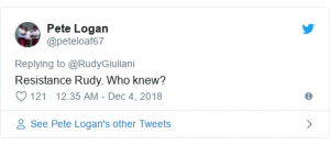 Giuliani's Twitter typo used to abuse President Trump