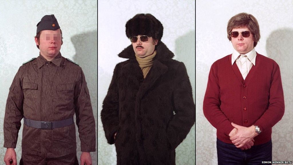 In footage: Mystery disguises of the Stasi