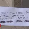 Man trapped in Texas money system sends 'help me' notes