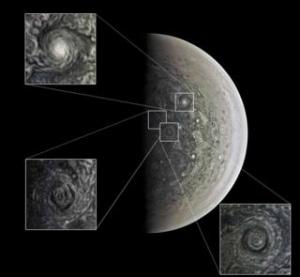 Nasa's Jupiter mission Juno finds massive polar storms