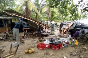 no less than 168 lifeless in Indonesian tsunami which slammed into beaches unexpectedly