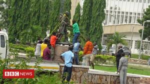 'Racist' Gandhi statue far from University of Ghana