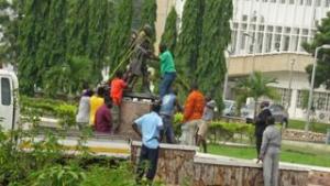 'Racist' Gandhi statue far from University of Ghana