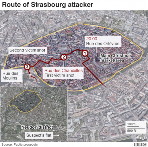 Strasbourg shootings: Armed police mount operation in Neudorf district
