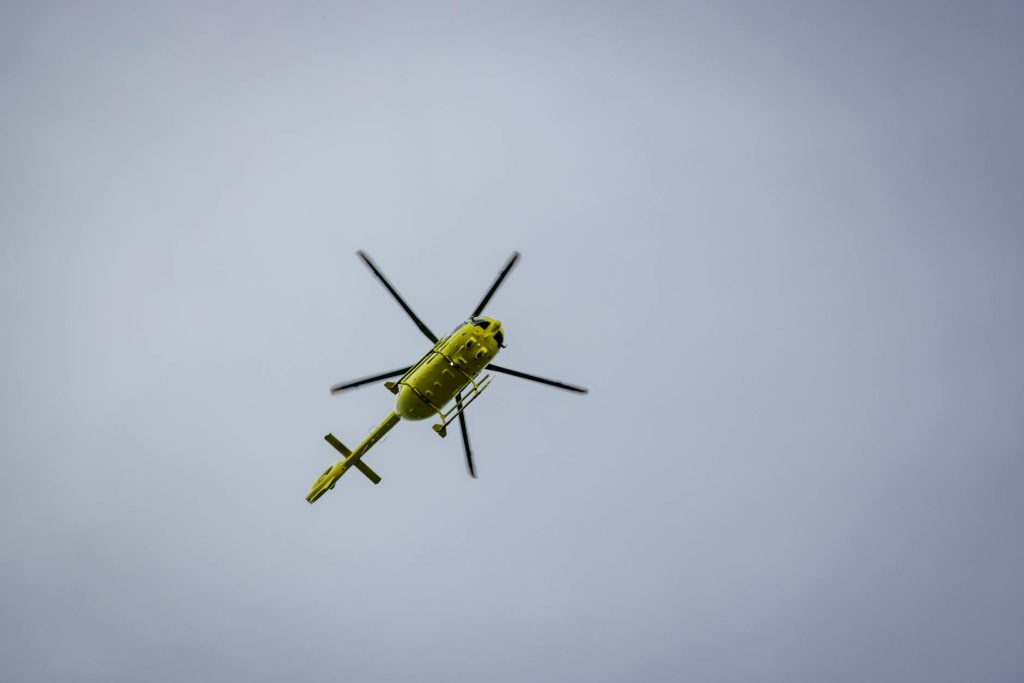 Wreckage of a helicopter crash near Mount Kilimanjaro, Tanzania, resulting in five fatalities.